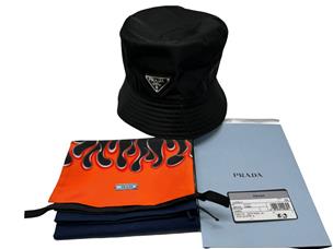 Prada Re-Nylon Bucket Hat Size:XL | 60cm Black